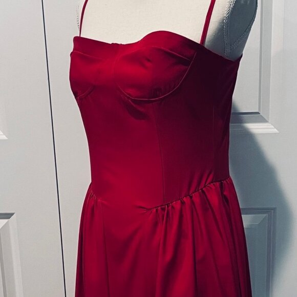 Red Bustier Sundress - Picture 8 of 9